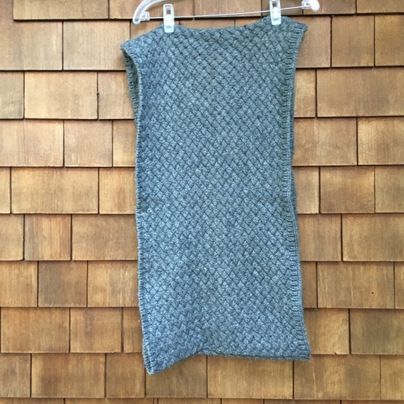 Portolano Gray Chunky Knit Infinity Scarf Snood - Picture 1 of 6